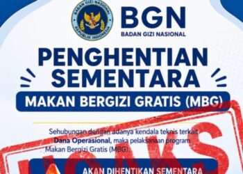 Beredar Kabar MBG Dihentikan Sementara Terkait Dana Operasional