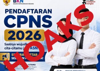 Pendaftaran CPNS HOAKS