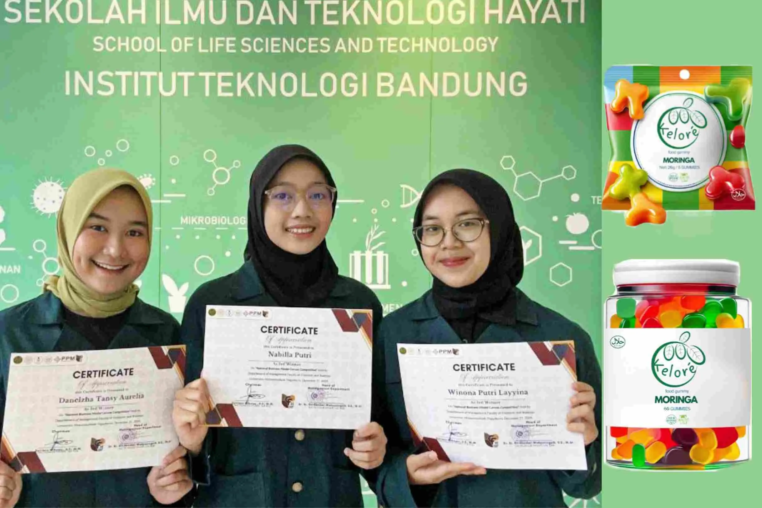 Permen daun kelor