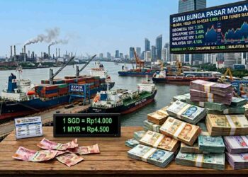 Rupiah anjlok