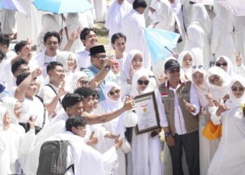 UIN Palangka Raya Cetak Rekor MURI Manasik Haji Terbesar di Indonesia