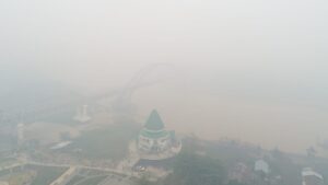 Kalteng Diselimuti Asap Karhutla