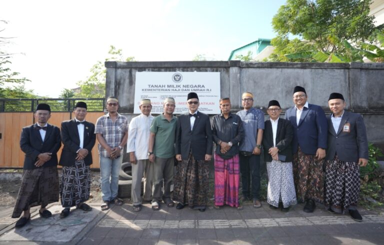 Menhaj Tinjau Lahan Asrama Haji Bali, Percepat Infrastruktur Layanan Jemaah