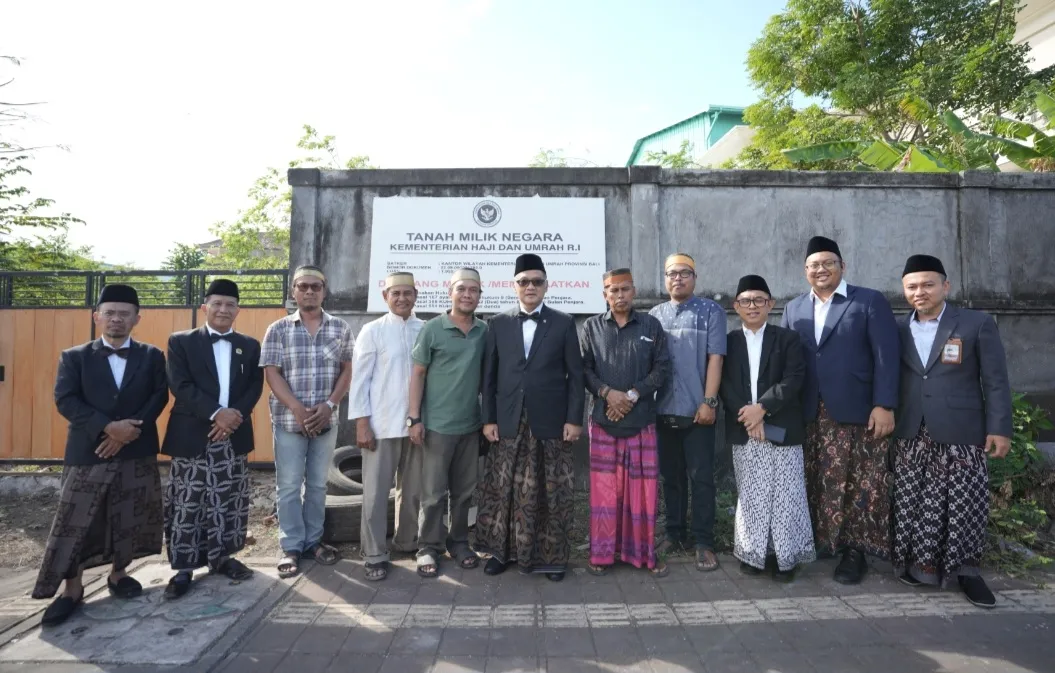 Menhaj Tinjau Lahan Asrama Haji Bali