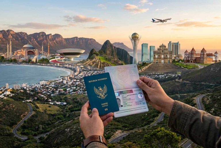 Indonesia Tambah 6 Negara Bebas Visa, Termasuk Turki, Brasil dan Kazakhstan. Berlaku Mulai Juli 2026!