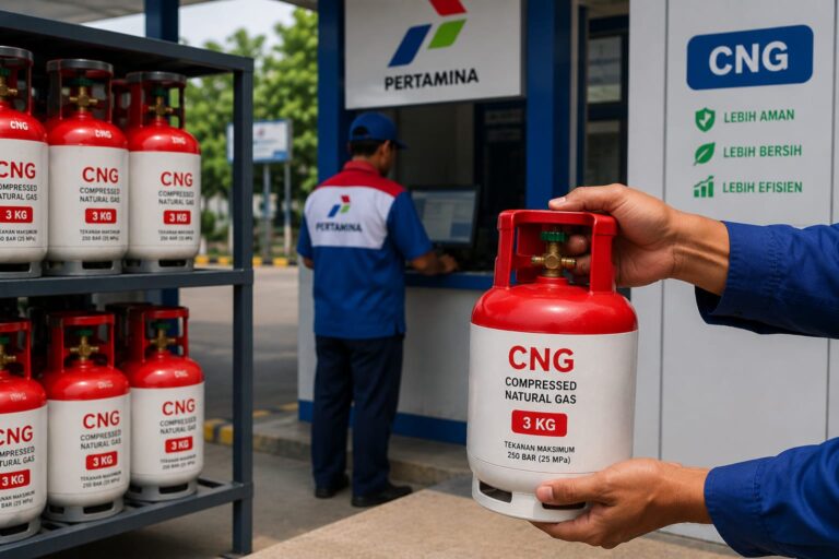 Alternatif LPG, CNG 3 Kg Akan Dipasarkan Melalui Agen dan Pangkalan Pertamina. Bagaimana Skemanya? 