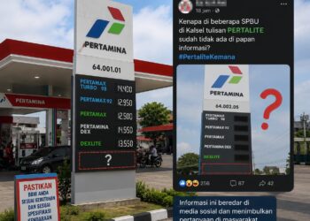 Tulisan Pertalite Tak Lagi Muncul di Papan SPBU Kalsel, Pertamina Buka Suara
