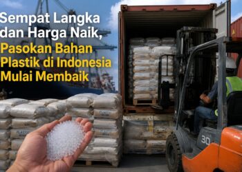 Pasokan Bahan Plastik di Indonesia Mulai Membaik