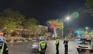 Satlantas Polresta Banjarmasin Gelar Patroli Dini Hari