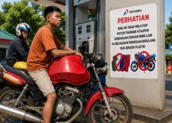 Pemberitahuan penertiban pembelian BBM subsidi oleh SPBU