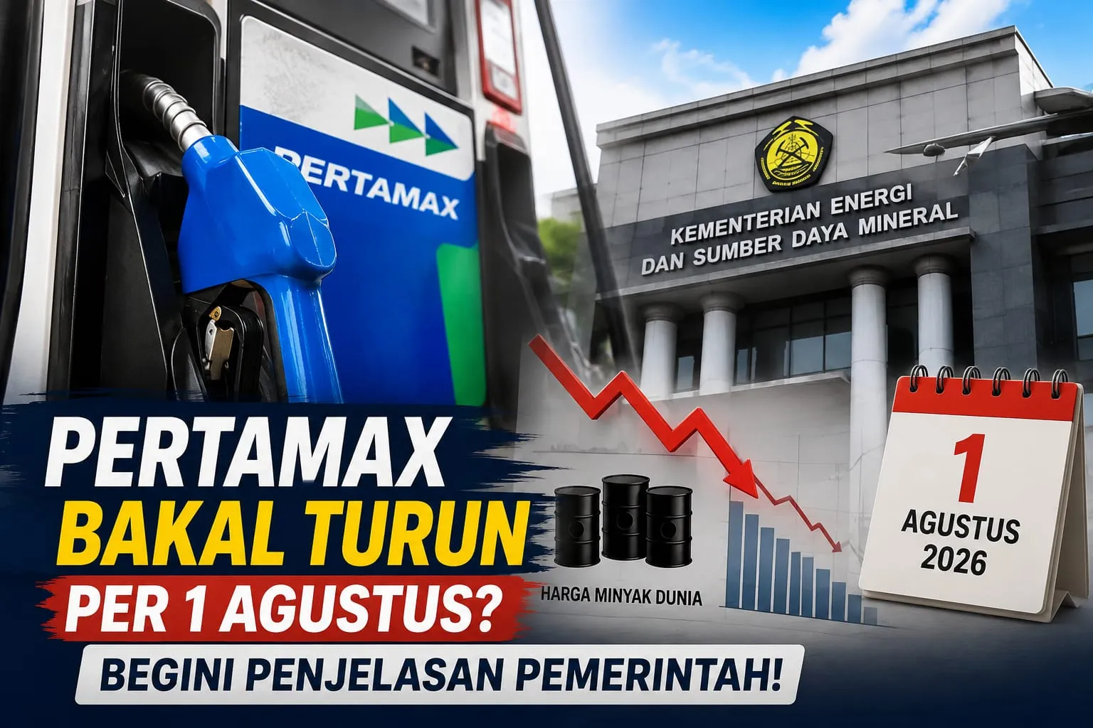 Pertamax Bakal Turun per 1 Agustus