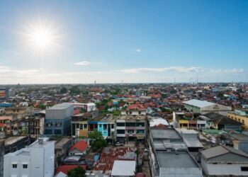 Suhu Kota Banjarmasin Capai 33,0°C