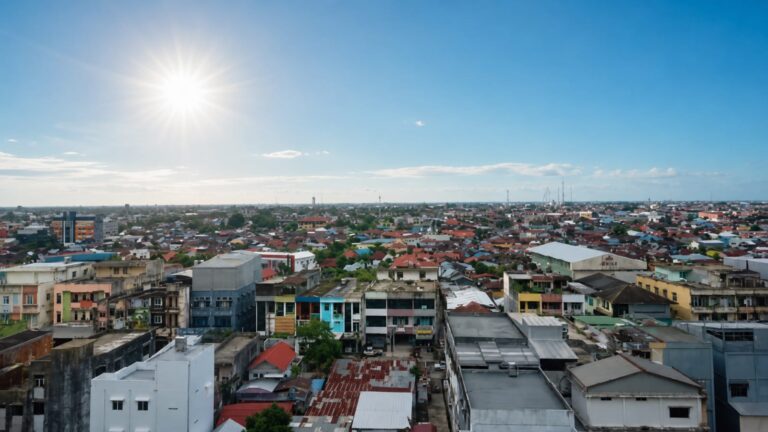 Suhu Kota Banjarmasin Capai 33,0°C, Tren Pemanasan Terus Berlanjut