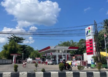 Antrean Truk Solar SPBU Loktabat Dialihkan ke Pasar Bauntung