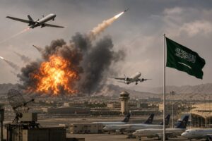 Serangan Yaman ke Pangkalan Udara Arab Saudi