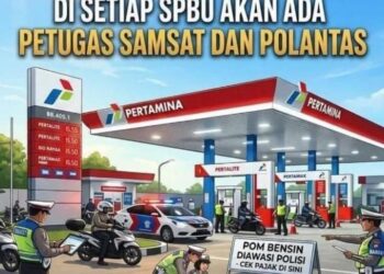 Beredar Kabar SPBU Akan Dijaga Samsat dan Polantas Mulai 1 Agustus 2026