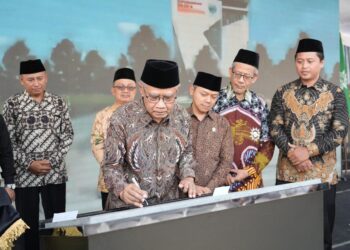 Ketua Umum PP Muhammadiyah Haedar Nashir resmikan Muhammadiyah Sapen Universal School