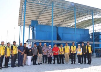 Peninjauan Instalasi Pengolahan Air [IPA] Mekarsari di Kabupaten Barito Kuala