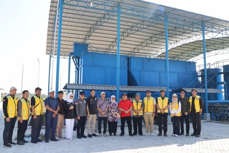 Peninjauan Instalasi Pengolahan Air [IPA] Mekarsari di Kabupaten Barito Kuala