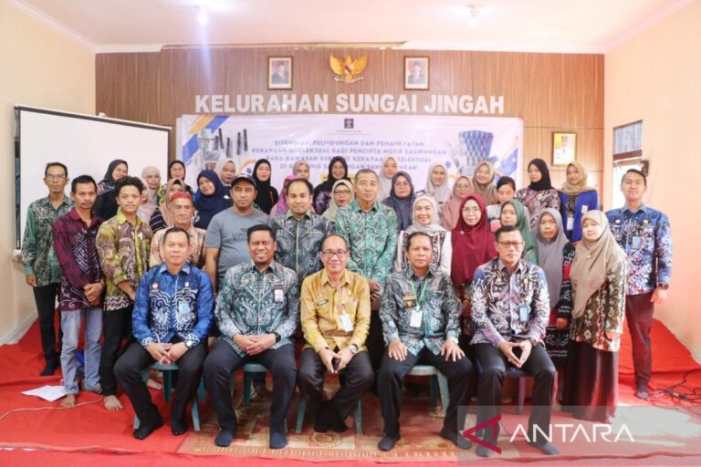 Lindungi Karya Sasirangan, Kemenkum Kalsel Gencarkan Hak Cipta dan Desain Industri
