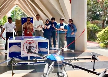 Drone pertanian buatan Unhas dan PT EnerSky Innovation