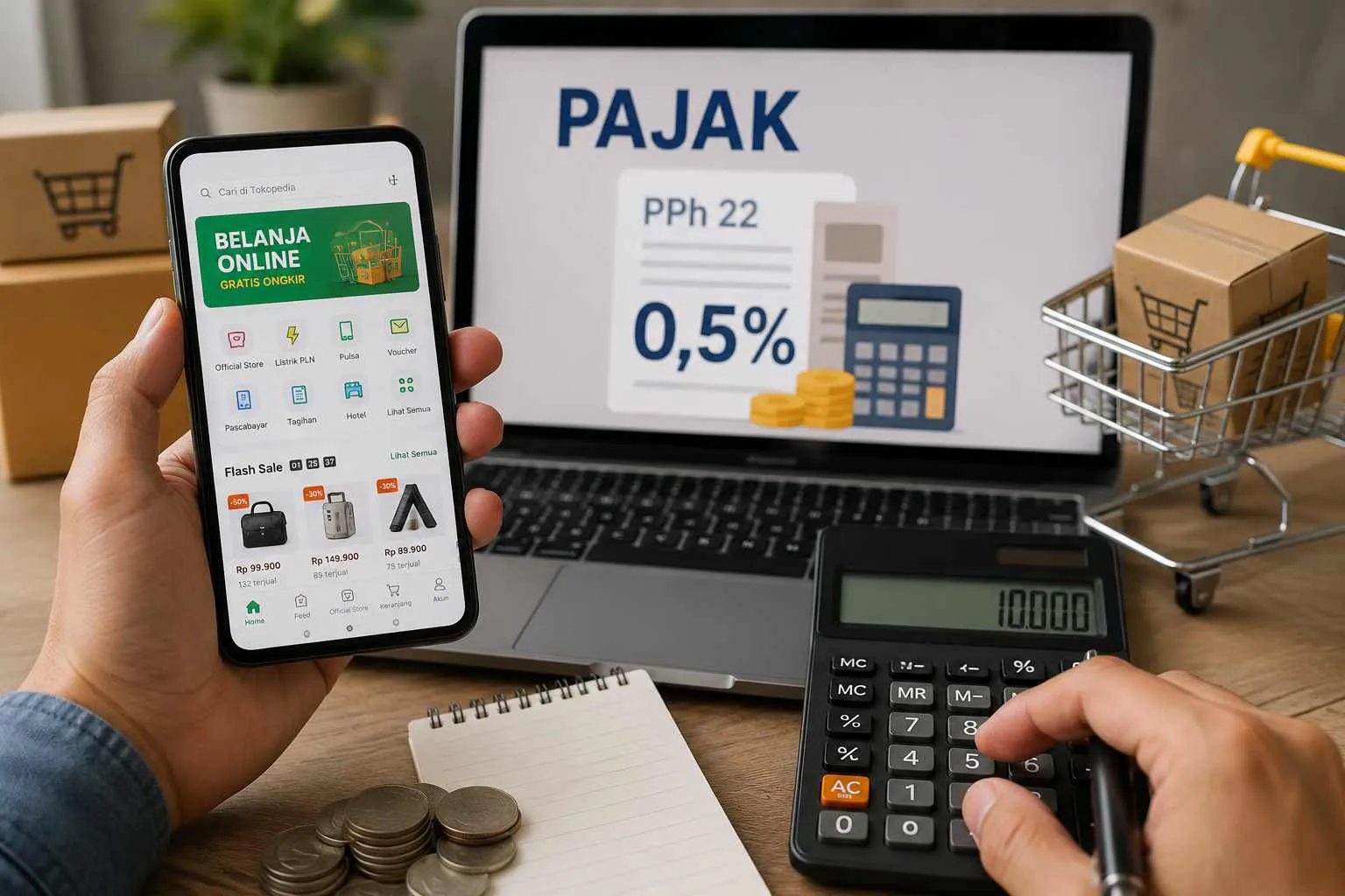 Pajak Marketplace Mulai Berlaku Efektif 1 Agustus 2026