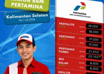 Pertamina Umumkan Harga BBM Nonsubsidi Turun per 1 Juli 2026