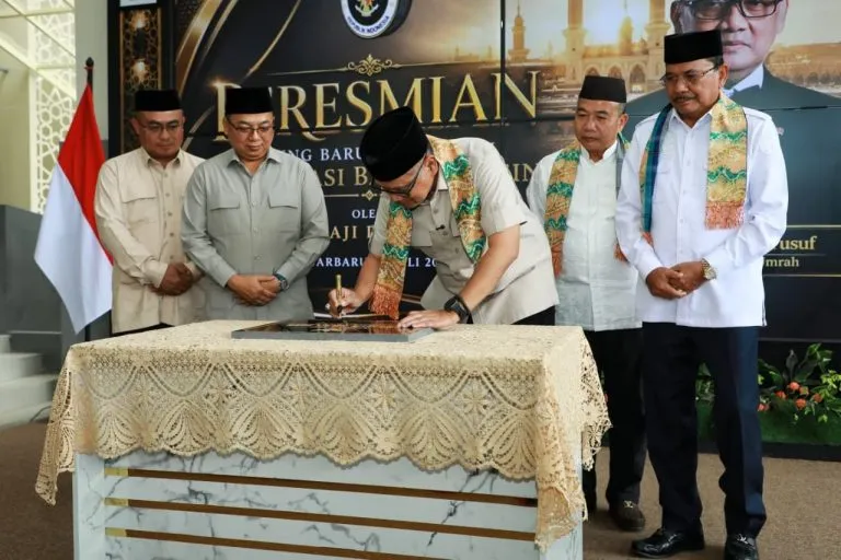 Menhaj Resmikan Gedung Baru Asrama Haji Embarkasi Banjarmasin
