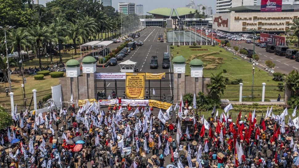 GERAM Unjuk Rasa di Depan DPR Hari Ini