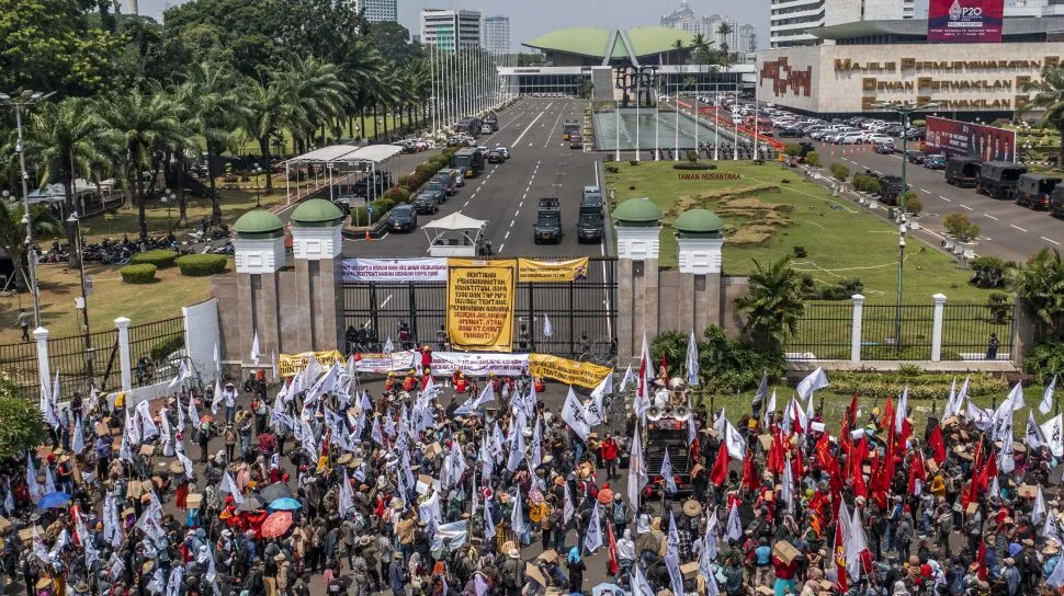 GERAM Unjuk Rasa di Depan DPR Hari Ini