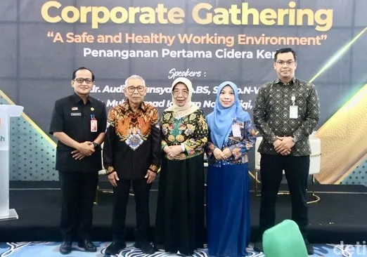 Kegiatan A Safe and Healthy Working Environment, Kamis [6/8]
