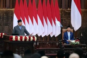 Prabowo dalam Sidang Paripurna DPR RI, Jakarta, Jum’at [14/8]