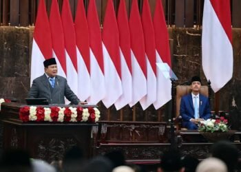 Prabowo dalam Sidang Paripurna DPR RI, Jakarta, Jum’at [14/8]