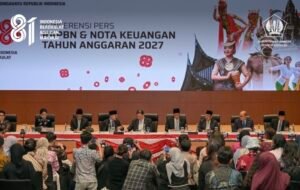 Konferensi pers RAPBN 2027