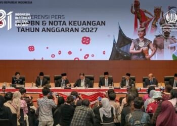 Konferensi pers RAPBN 2027