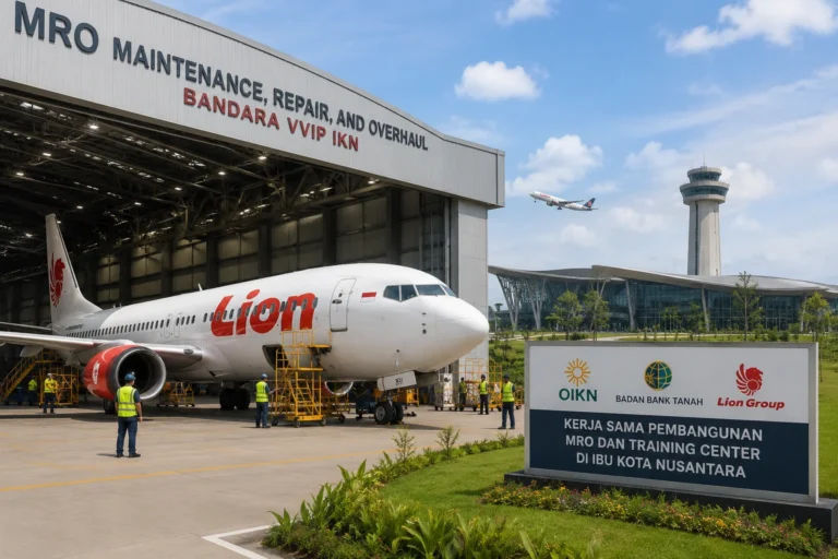 Lion Group Siapkan Bengkel Pesawat dan Training Center di IKN