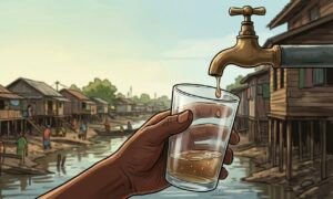 Kadar Garam Sungai Bilu Kembali Melonjak