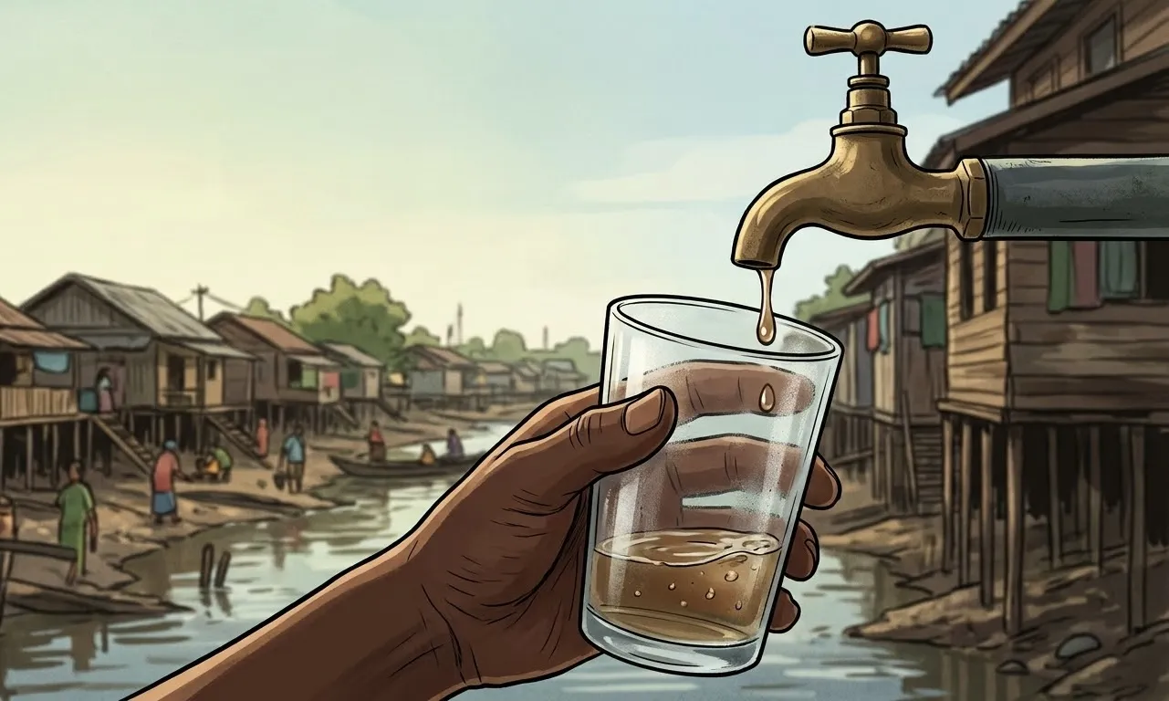 Kadar Garam Sungai Bilu Kembali Melonjak