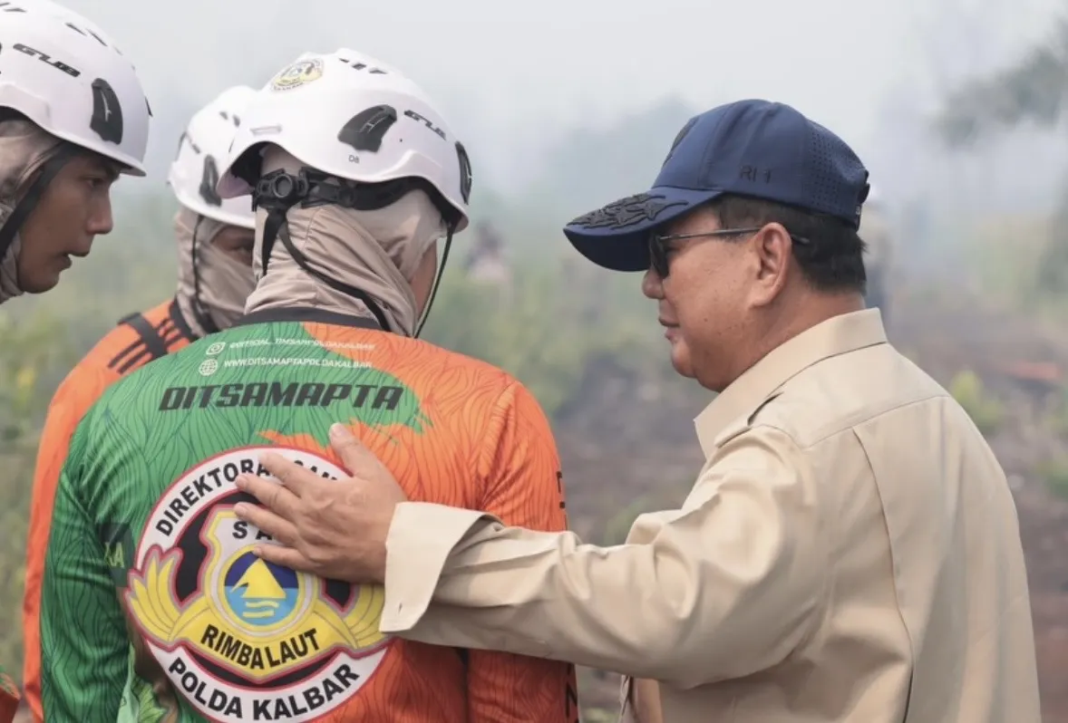 Presiden Prabowo Tinjau Karhutla di Kalimantan, Ini Tindak Lanjut Penanganannya!