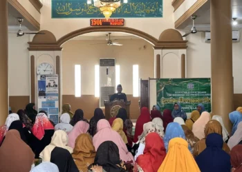 Kegiatan Gerakan Perempuan Mengaji di Masjid Syazali, Kamis (27/8)