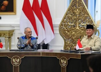 Presiden Prabowo bersama Presiden Timor-Leste José Ramos-Horta