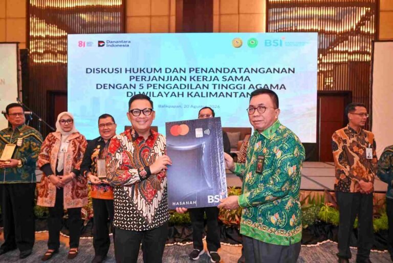 BSI Perkuat Kolaborasi Layanan Syariah Bersama Pengadilan Tinggi di Kalimantan