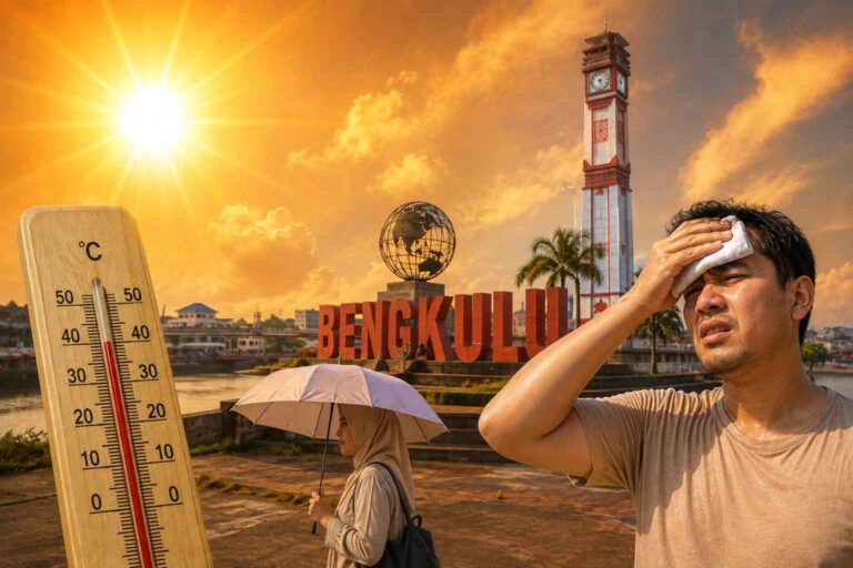 Suhu Bengkulu Tembus 36,2 Derajat Celsius, Ini 10 Wilayah Terpanas di Indonesia! Ada Kalimantan?