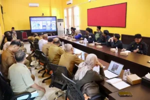 Audiensi antara BPBD Kalsel dan BEM Universitas Lambung Mangkurat
