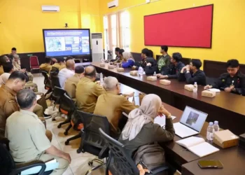 Audiensi antara BPBD Kalsel dan BEM Universitas Lambung Mangkurat