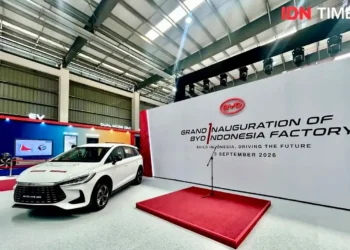 Peresmian pabrik PT BYD Motor Indonesia