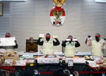 Barang bukti hasil OTT di Kementerian ATR/BPN