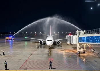 Batik Air Malaysia di Bandara Internasional Syamsudin Noor
