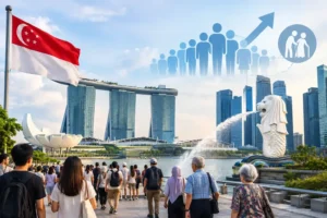 meningkatnya populasi Singapura
