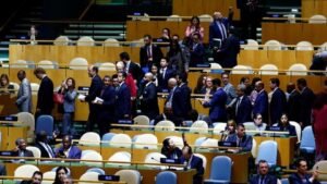 Puluhan delegasi meninggalkan ruangan saat PM Israel Netanyahu berpidato
